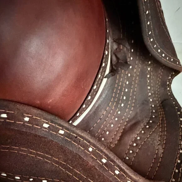 Vintage Tricorn Mexican Charro Silver Concho Western Hat Distressed Unisex - Picture 9 of 10